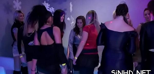  Loads of human juices are spilled during racy fuckfest party